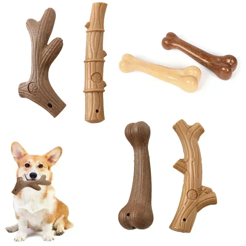 Indestructible Dog Chew Toy - Жевательные игрушки для собак из сосны,