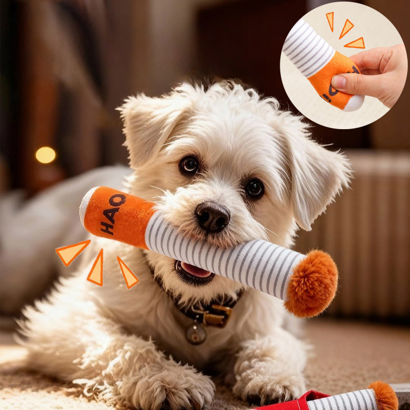 Interactive Squeaky Plush Dog Toy - Интерактивные плюшевые игрушки для собак: креативные