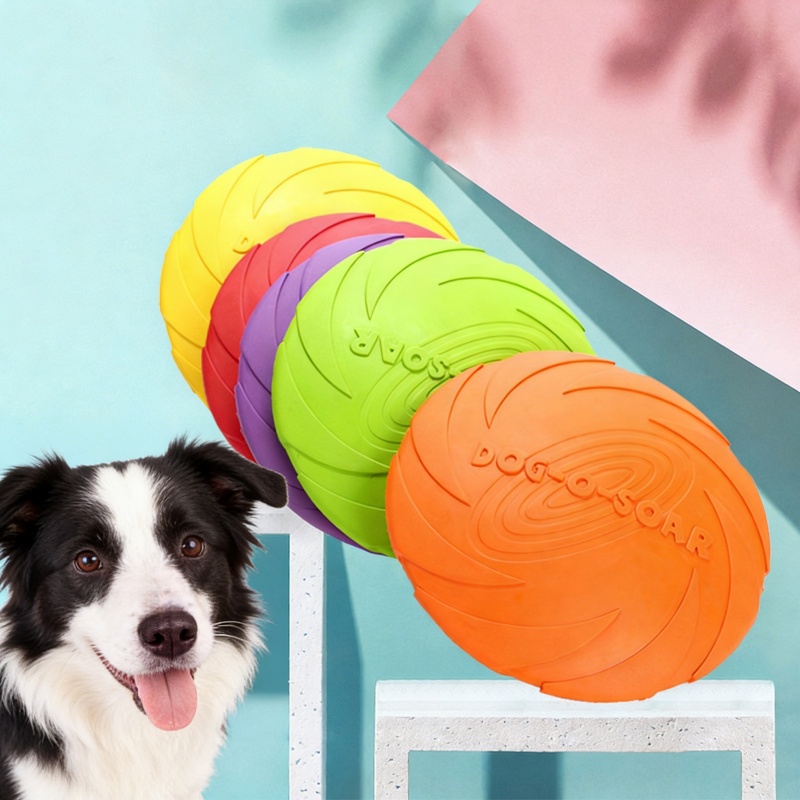 Интерактивная силиконовая игру – обзор и цена Flying Disc Dog Training Toy