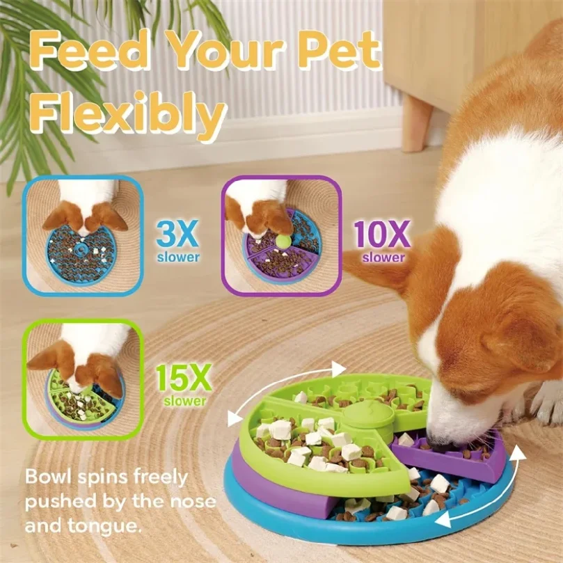 Миска-головоломка для медленно – обзор и цена Dog Puzzle Feeder Toy